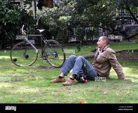 London Soho Square Stock Photo - Alamy