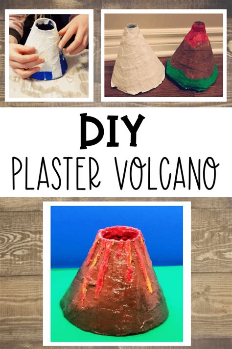 Easy DIY Volcano for Kids Science and Art - Hands-On Teaching Ideas