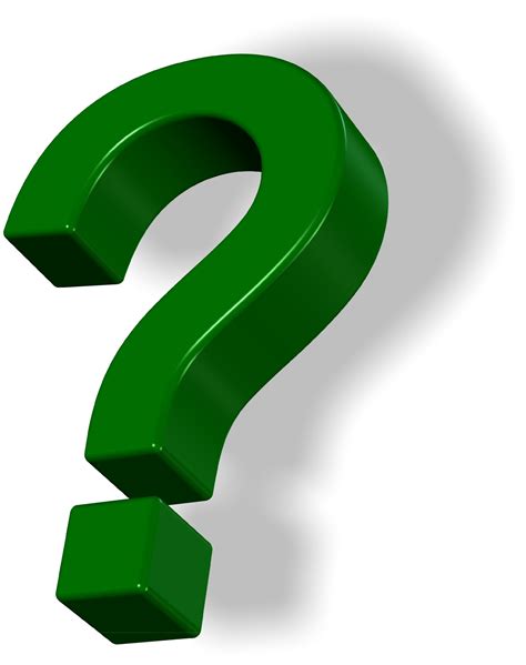 Green Question Mark 2 Free Stock Photo - Public Domain Pictures