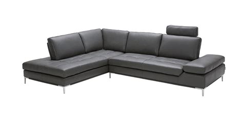 Executive Empire Modern Sofa Facing Left in Dark Gray. Make your headquarters comfortable and ...