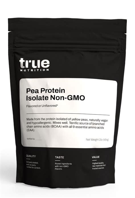 Pea Protein Isolate - non-GMO 1lb - Veggie, All Natural