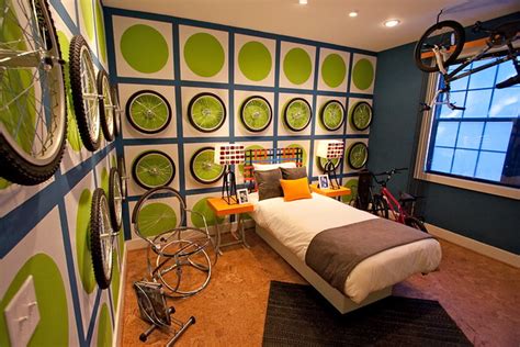 Bicycle Themed Room - custom bedding | Flickr - Photo Sharing!