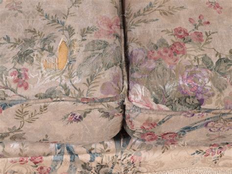 Kimball Furniture Reproductions Rococo Carved Sofa in Floral Tufted ...