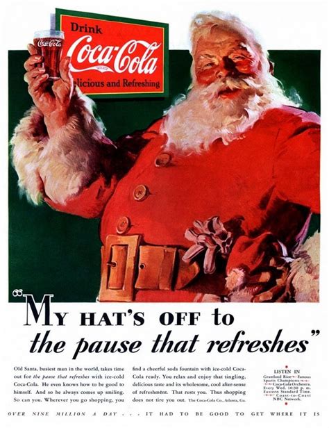 12 vintage Coca-Cola Christmas ads, starring Santa Claus (1931-1963) - Click Americana