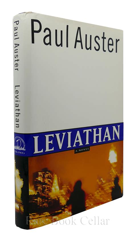 LEVIATHAN by Paul Auster: Hardcover (1992) First Edition; First ...