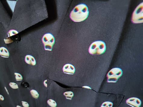 NEW Jack Skellington Button-Up Shirt at Disneyland Resort - WDW News Today