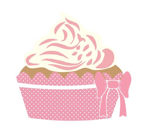 Cute Cupcake Pink Clipart Free Stock Photo - Public Domain Pictures