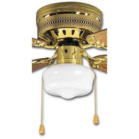 Litex Celeste 42-in Bright Brass LED Indoor Flush Mount Ceiling Fan with Light (4-Blade) at ...