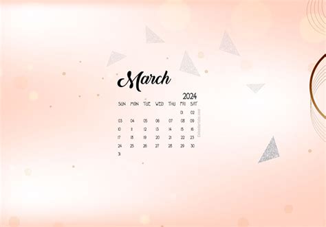 March 2024 Desktop Wallpaper Calendar - CalendarLabs