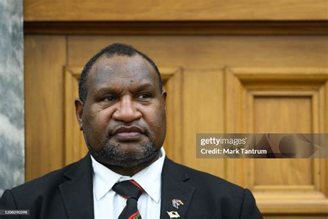 Prime Minister of Papua New Guinea James Marape speaks at Parliament... News Photo - Getty Images