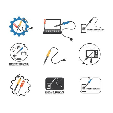 Premium Vector | Electronic service and repair icon vector illustration design