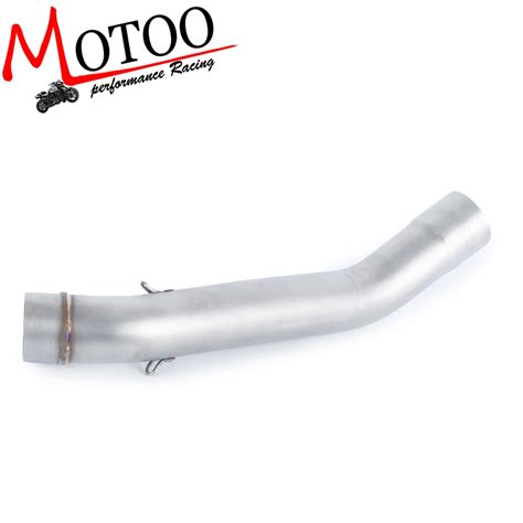 Aliexpress.com : Buy Motoo Motorcycle Exhaust middle pipe Round Muffler ...