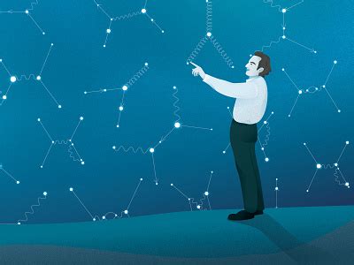 Richard Feynman and his diagrams by Oksana Gadzhiy on Dribbble