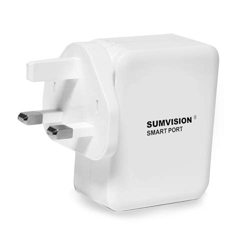 2 port wall charger with 2.4A smart charger – Sumvision