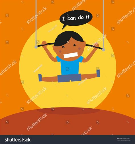 Kids Cartoon Character Balloon Text Can Stock Vector 299475887 - Shutterstock