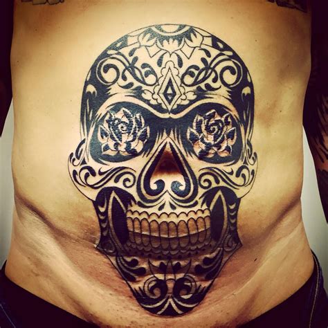 Mexican Skull Tattoo by Patrick | Mexikanische schädel, Mexikanisch ...