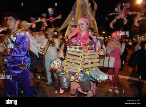 halloween parade greenwich village costumes Stock Photo - Alamy