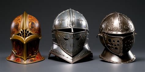 Decoding Diverse Medieval Helmet Types