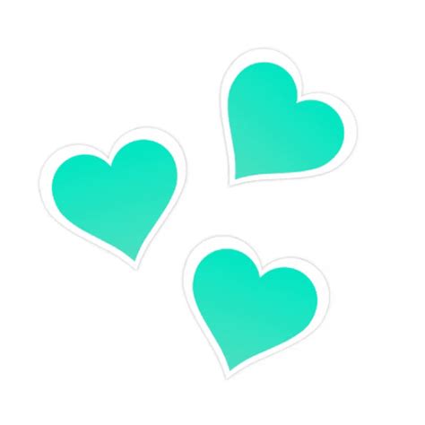 Blue-green Love Heart GIF | GIFDB.com