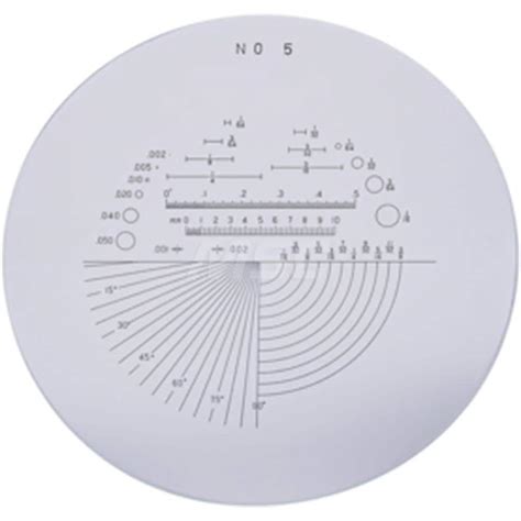 Mitutoyo Optical Comparator Overlay Charts