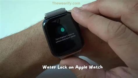 Water Lock on Apple Watch: How to Use and Eject