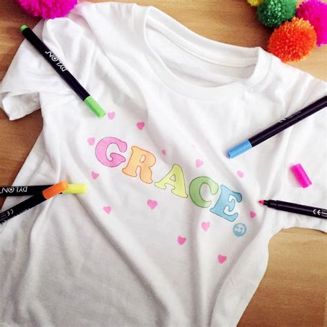 Personalised Children's Make Your Own Colour In T Shirt By Sarah Hurley ...