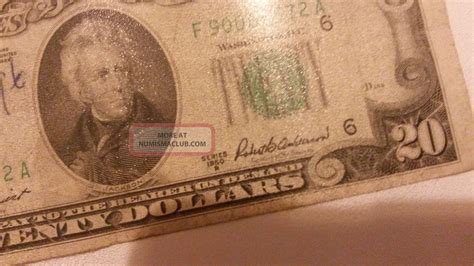 1950 Circulated 20 Dollar Bill