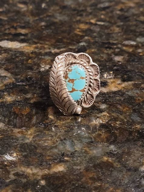 Vintage Turquoise Ring - Etsy