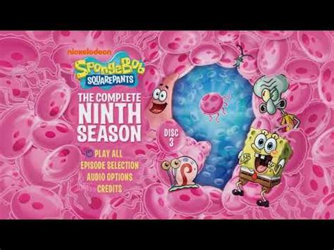 SpongeBob Squarepants: Season 9 - DVD Menu Walkthrough (Disc 3) - YouTube