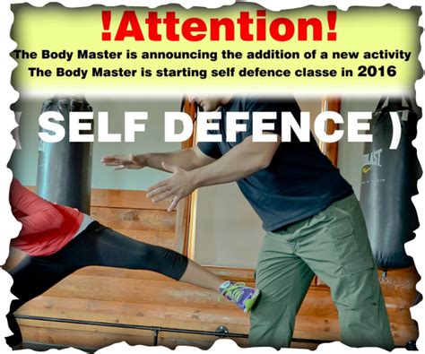 New! Self Defense classes starting in 2016