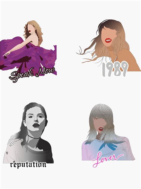 "Taylor Swift Album Art Sticker Pack" Sticker for Sale by Taylor Swift ...