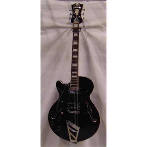 Used D'Angelico Premier Series SS Hollow Body Electric Guitar Black | Musician's Friend