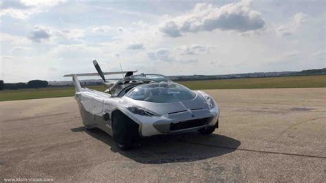 Aircar, Klein Vision's flying car prototype, parks at tarmac at Piestany Airport | JAPAN Forward