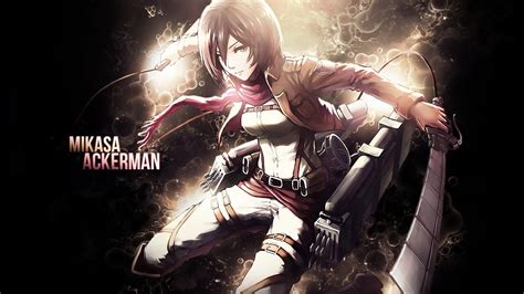 Attack On Titan Mikasa Wallpapers - Top Free Attack On Titan Mikasa Backgrounds - WallpaperAccess