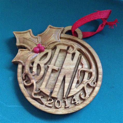 CNC Christmas ornament! : woodworking