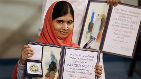 Malala Yousafzai Accepts Her Nobel Peace Prize