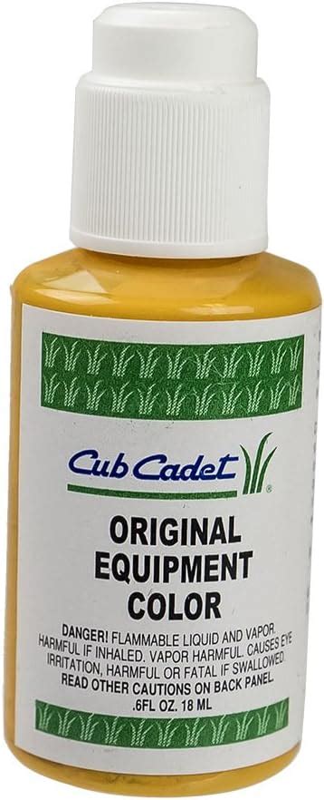 Amazon.com : CUB CADET 788T04021 Cub Yellow 2 Touch Up Paint 2.6oz Bottle : Patio, Lawn & Garden