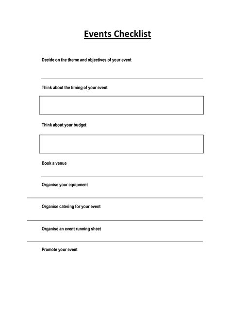 50 Professional Event Planning Checklist Templates ᐅ TemplateLab