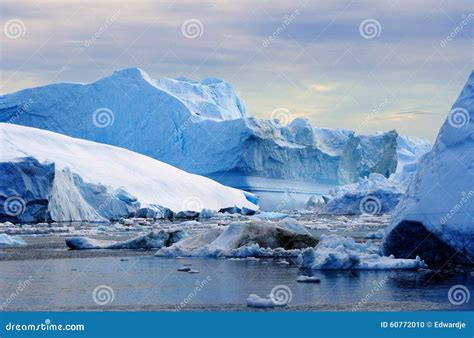 Icebergs in Greenland 22 stock photo. Image of greenland - 60772010