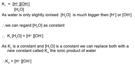 Equation For The Self Ionization Of Water - Tessshebaylo