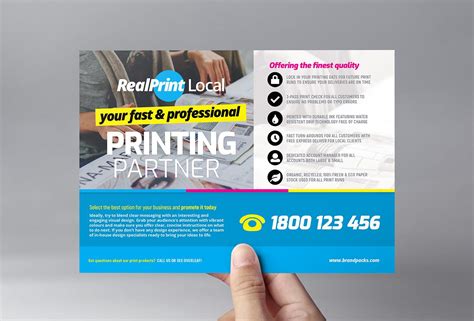 Print Shop Flyer Template - PSD, Ai & Vector - BrandPacks