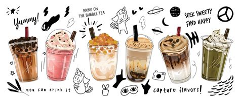 Bubble milk tea Special Promotions design, Boba milk tea, Pearl milk tea , Yummy drinks, coffees ...