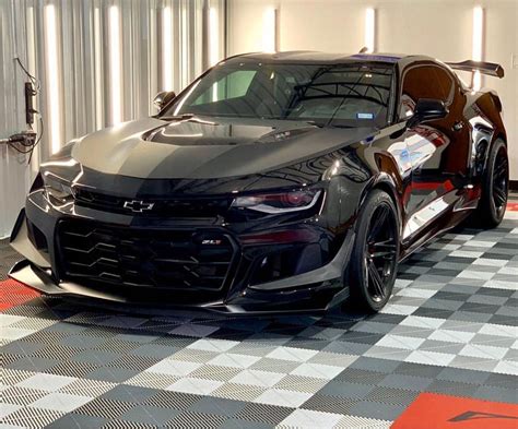 Chevrolet Camaro ZL1 1LE painted in Black Photo taken by ...