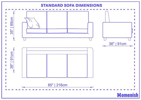 What Is The Average Size Of A Sofa | Awesome Home