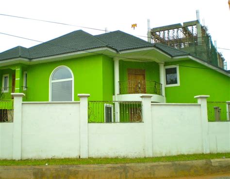 Painted Houses Wonderful Green Painted House A Newly Painted House - ABC Home | Green house ...