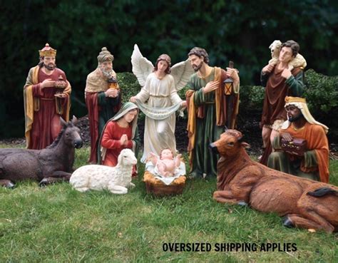 Heaven's Majesty Oversize Indoor and Outdoor 48" Nativity Set, 53396 ...