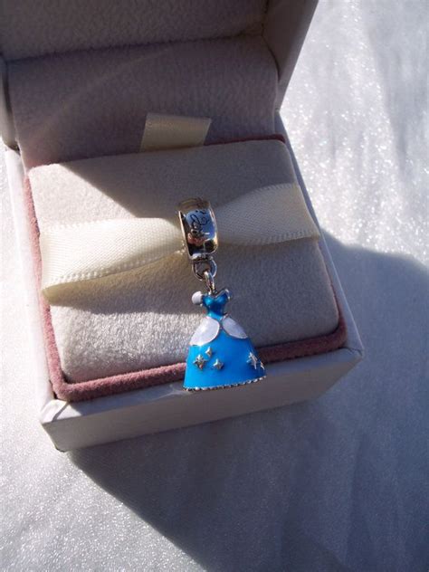 Cinderella's Dress Disney Collection Blue Enamel Genuine Pandora ...