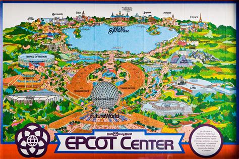 1982 EPCOT Center Fold out Map | Picture taken on Oct 1, 200… | Flickr