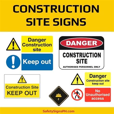 Construction Safety Signs - SafetySignsPH.com Philippines