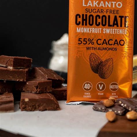 Sugar-Free 55% Chocolate Bars | Lakanto